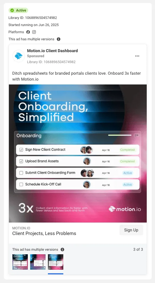 Motion Ads